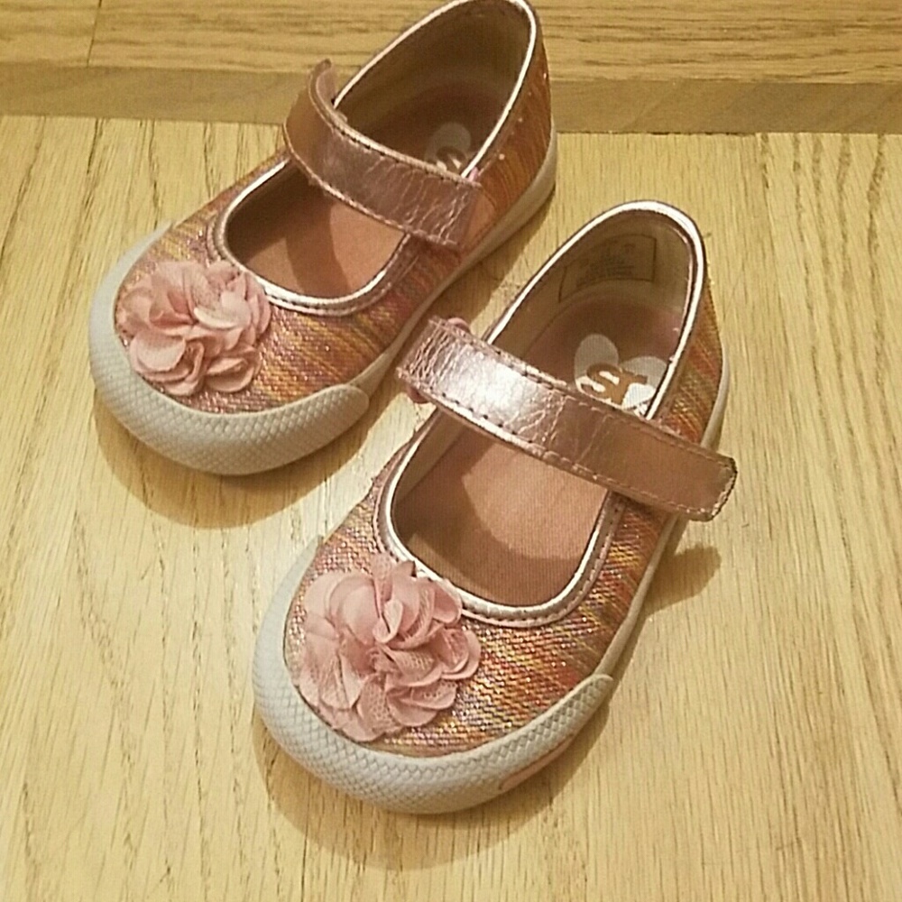 Stride Rite baby girl shoes - multi-color "Chloe"